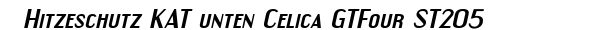 ❌ Hitzeschutz KAT unten Celica GTFour ST205